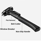 Heavy Duty 3-in-1 Car Emergency Hammer with Glass Breaker and Seat Belt Cutter