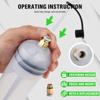 Fluid Extractor Pump 500cc Heavy Duty Manual Oil Transfer Syringe with Hose and Extension Tubes