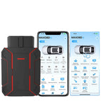 Portable Bluetooth OBD2 Car Diagnostic Scanner with Battery Monitoring and Real-Time Vehicle Data