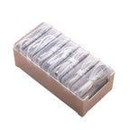 Desktop Cable Organizer Storage Box with 7 Compartment Cases for Data Cables Chargers and Small Accessories