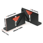 2PCS Right Angle Spline Jig Aluminium Corner Clamp for Frames & Drawer Joinery