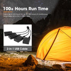 Portable Waterproof LED Camping Lantern Rechargeable Outdoor Work Light for Camping and Hiking