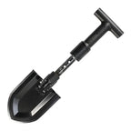 Compact Foldable Camping Shovel Adjustable Length Outdoor Garden Tool