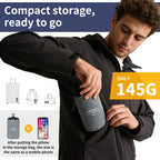 Portable Inflatable Camping Pillow Waterproof Travel Hiking Air Cushion with Storage Bag