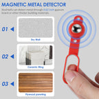 4-Piece Magnetic Stud Finder Set Portable 27lb Holding Force Tool for Wall Stud and Nail Detection