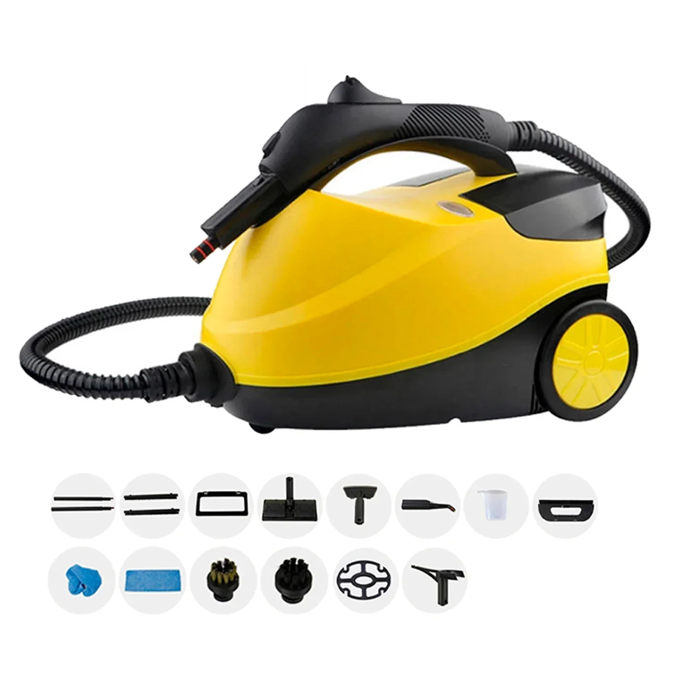 2000W High Pressure Electric Steam Cleaner Portable Multi-Surface Deep Cleaning for Home Kitchen Car