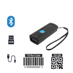 Portable Wireless Barcode Scanner with Bluetooth USB CMOS Scanner for iOS Android Windows
