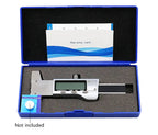 Digital Tyre Tread Depth Gauge 0-25mm LCD Stainless Steel Measuring Tool for Vehicle Maintenance