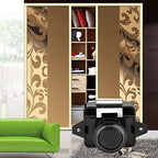 10-Piece Push Button Cabinet Lock Set Zinc Alloy Furniture Door Latches Black