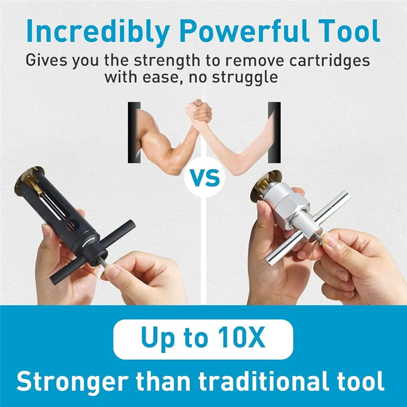 Faucet Cartridge Removal Tool for Single Handle Shower Valve Core Puller Tool