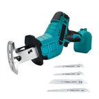Portable 18V Cordless Reciprocating Saw Adjustable Speed Electric Saw for Wood Metal Pipe