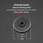Adjustable Roller Pipe Cutter 110–200mm for PVC PP PE Copper Tubes Heavy Duty Tool