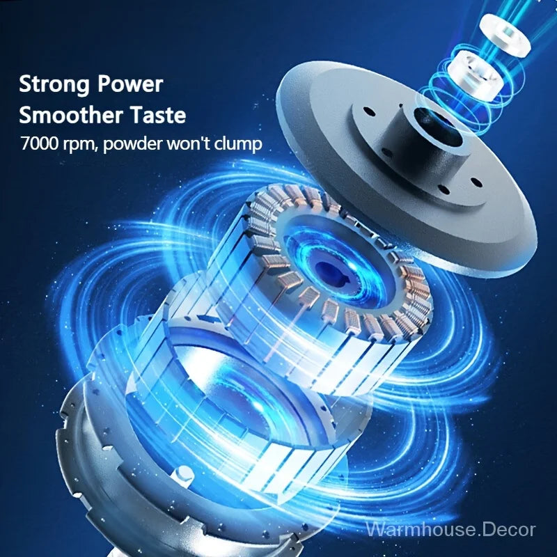 Portable USB Rechargeable Blender Bottle 7000RPM for Protein Shakes Smoothies and Juice