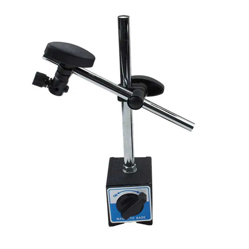 Adjustable Magnetic Base Dial Indicator Stand with Fine Control Arm for Metalworking Measurement