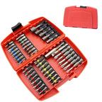 45pcs Impact Driver Bit Set with Magnetic Nut Driver, S2 Alloy Steel Phillips Torx Slotted Bits for Wood, Metal & Tile