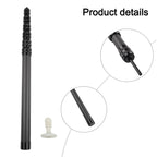 Adjustable Carbon Fiber Tarp Pole Lightweight Telescopic 5-Section Canopy and Awning Support