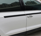 Universal Car Door Sill Protector Strip 93cm Rubber Anti-Scuff Door Edge Guard 2 Piece Set