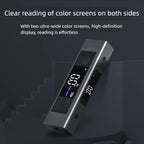 Digital Laser Angle Meter with Dual Line Projection and Magnetic Base for Construction and DIY