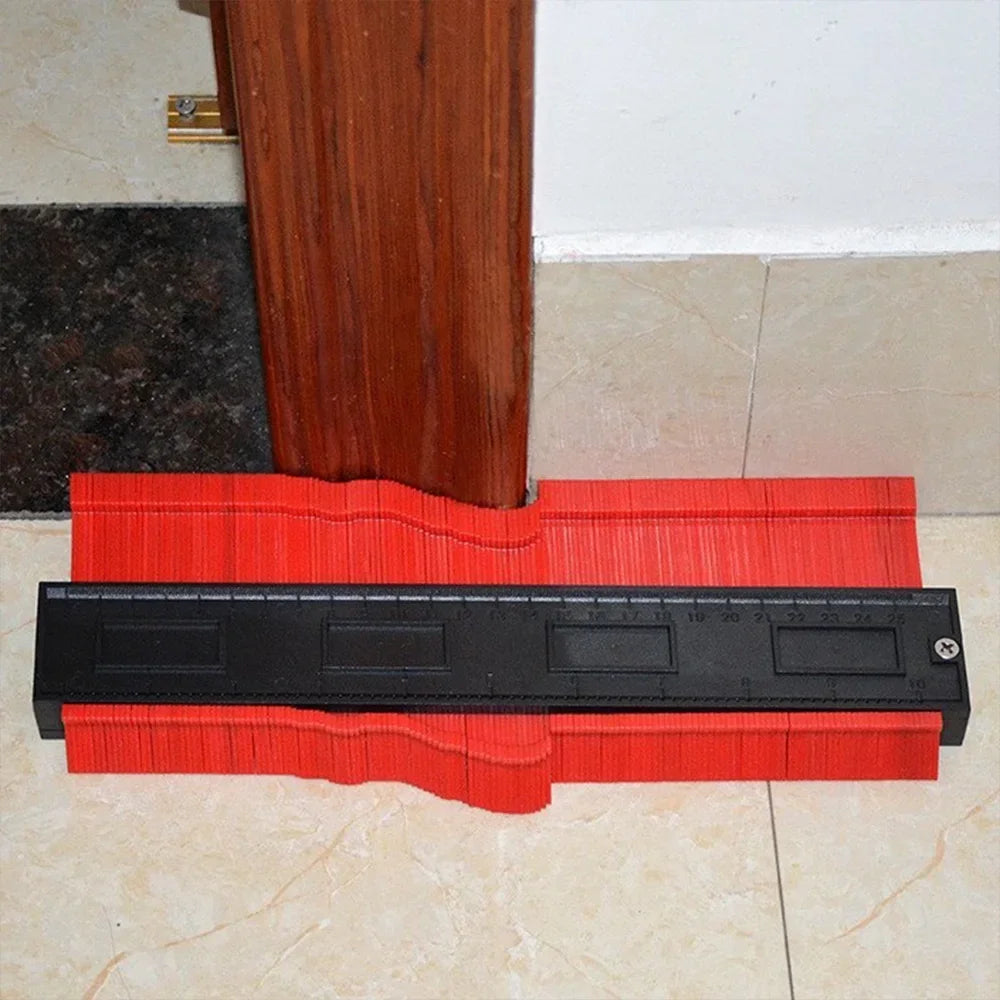 Adjustable Contour Gauge Measuring Tool for Tile Laminate Carpet and Woodworking Templates