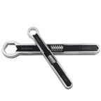 Heavy Duty Adjustable Spanner Set 5-19mm & 5-27mm Double End Rotating Flexible Wrench for Automotive Repair