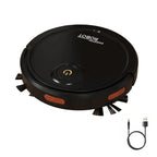 Cordless Automatic Robot Vacuum Cleaner with USB Rechargeable Battery and Brush for Hard Floors