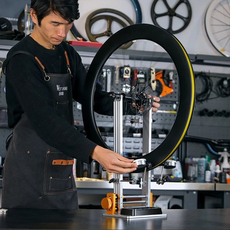 Bicycle Wheel Truing Stand Professional Aluminum Alloy Rim Calibration and Correction Tool