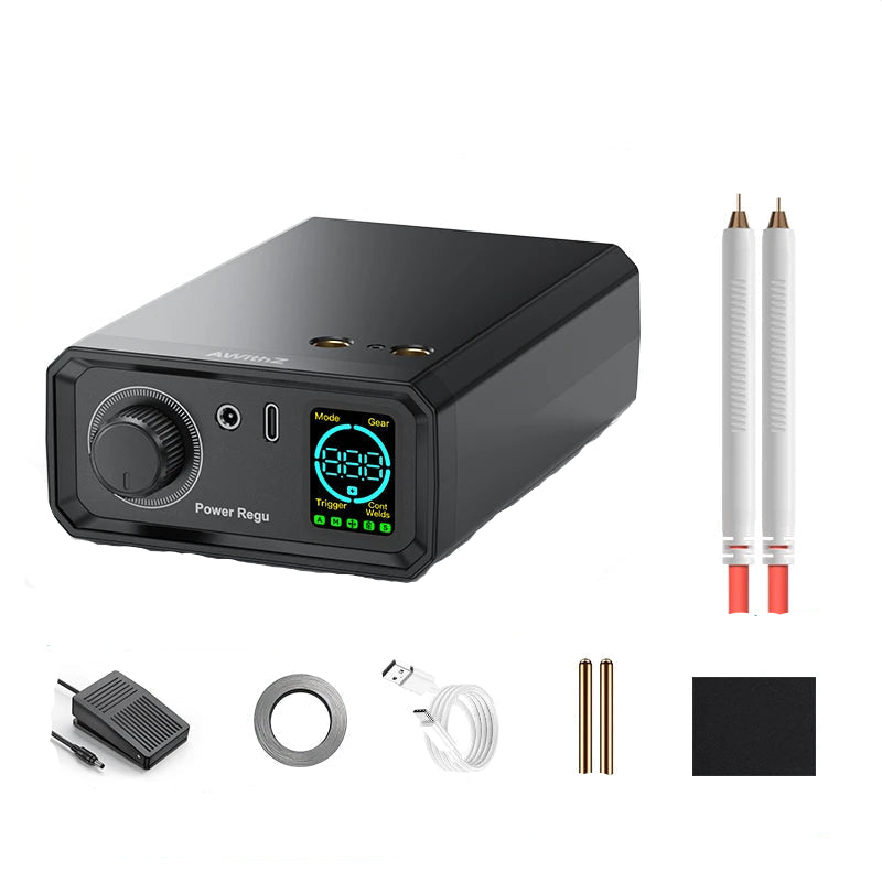 Portable 9000W Spot Welder with Adjustable Current and Foot Pedal for DIY Metal Sheet Welding