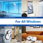Smart Robot Window Cleaner Vacuum with Automatic Glass Cleaning System and 450cm Cord