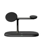 3-in-1 Wireless Charging Station with Magnetic Phone Stand 15W Fast Charger for Phone Watch Earbuds