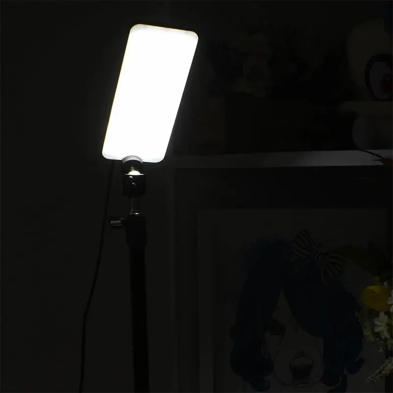 Portable Telescopic LED Tripod Light Rechargeable Outdoor Camping Work Lamp with Storage Bag
