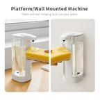 Rechargeable Automatic Foam Soap Dispenser 500ml with Sensor Operation and USB Type-C Charging