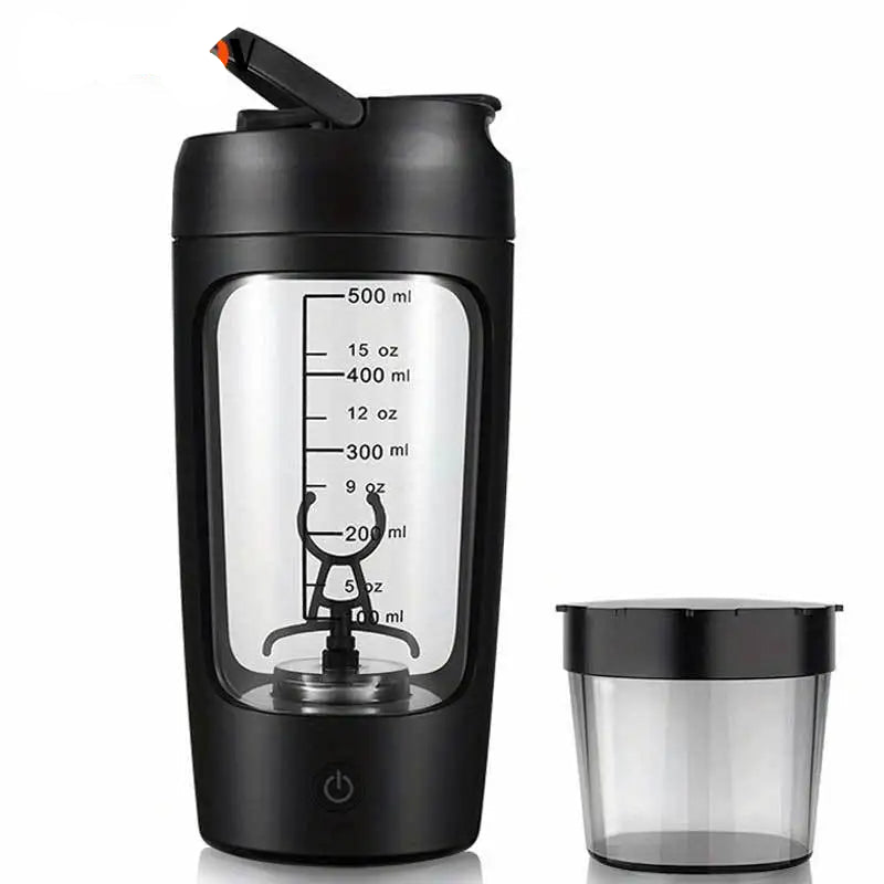Portable Rechargeable Electric Protein Shaker Bottle 500ML USB Type-C Mixing Cup 7000RPM
