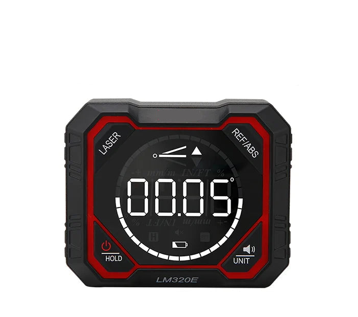 Digital Angle Finder Magnetic Inclinometer with Backlit Display 360° Electronic Level