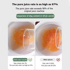 Portable Mini Slow Juicer Compact Fruit and Vegetable Juice Extractor with Residue Separation