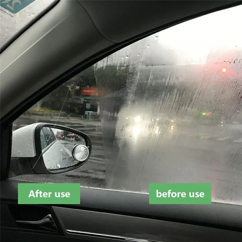 Anti Fog Glass Spray 300ml for Car Mirrors Windows Bathroom Glass with Foam and Towel