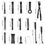 Heavy Duty Car Interior Trim Removal Tool Set with Panel Clip Pliers for Dash and Door Panels