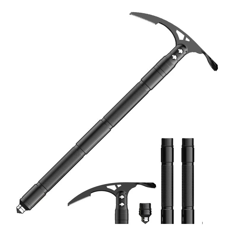 Heavy Duty Double Head Garden Hoe Portable Aluminium Outdoor Digging and Clearing Tool