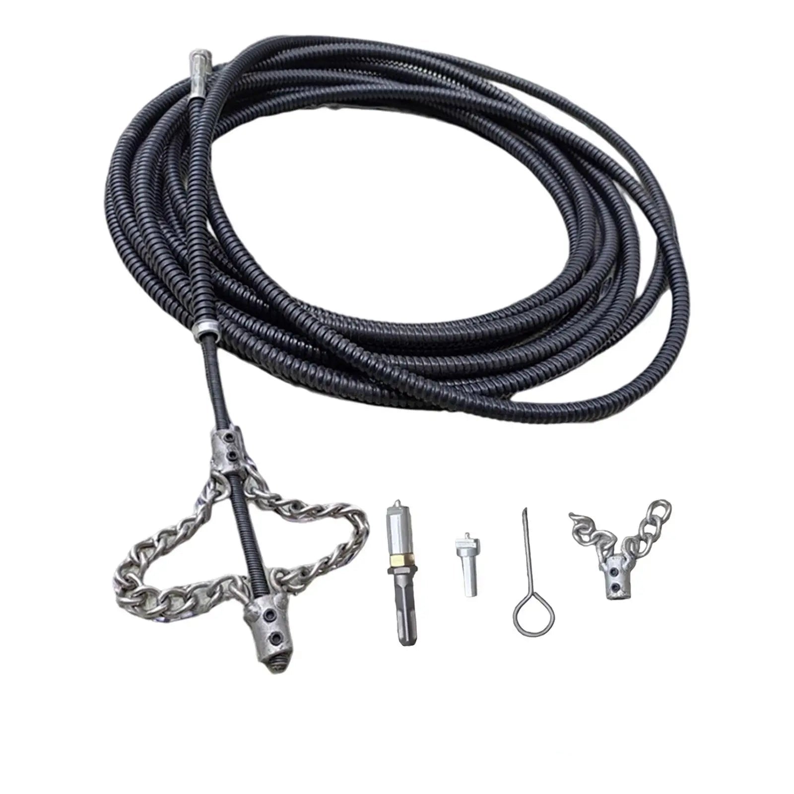 Portable Manual Drain Auger Pipe Cleaner 300–1000cm (3–10m) Flexible Cable for Kitchen Sink and Bathroom Drains