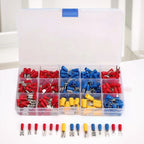 280pcs Cable Lugs Assortment Kit Wire Flat Female and Male Insulated Electric Wire Cable Connectors Crimp Terminals Set