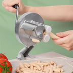 Manual Cavatelli Pasta Maker Aluminum Alloy Gnocchi and Pasta Machine with Table Clamp Hand Crank