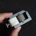 Leather Edge Dye Applicator Box with Adjustable Roller and Oil Recovery Groove for Leathercraft