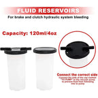 Hand Held Vacuum Pump Tester and Brake Bleeder Kit 21 Piece Automotive Diagnostic Tool with Gauge