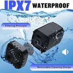 Portable Rechargeable Camping Shower with LED Display 6000mAh Electric Shower Pump and Adjustable Shower Head