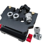 Self-Centering Doweling Jig Kit for Woodworking with Drill Guides and Panel Joiner Tool