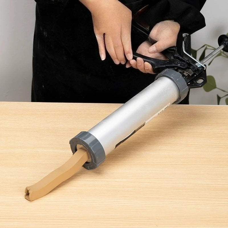 Manual Clay Extruder Gun Large Pottery Sculpting Tool with 11 Interchangeable Forming Discs
