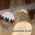 Portable 16inch Folding Pruning Saw for Garden Wood Cutting with Locking Blade Design
