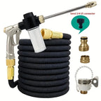 Expandable Garden Hose with Spray Nozzle Flexible High Pressure Water Hose Multiple Lengths
