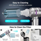 Mini Car Vacuum Cleaner Strong Suction Cordless Powerful Wireless Car Cleaner Handheld Portable Vacuum Cleaner for Car