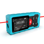 Rechargeable Laser Distance Meter 12000cm Digital Measuring Tool with Dual Laser and Angle Measurement