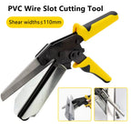 Adjustable PVC Trunking & Wire Slot Cutting Tool 45°-90° with Ergonomic Handle